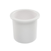 WHITECAP IND 3511WD WHITE NYLON 4' CUPHOLDER Standard; White; Nylon; Non-Lighted; 3 Inch Outside Diameter