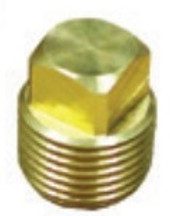 MOELLER 020307-10 BRASS PLUG - ONLY 1/2' 1/2 Inch; Brass; With Plug