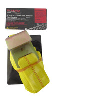 TRAILFX A92021Y 2' WTD 2000 LB YL 1PK Vehicle Tie Down; 5-1/2 Foot Length X 2 Inch Width; 2000 Pound Load Capacity; 6000 Pound Break Strength; Without Ratchet; Yellow; Single