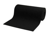 C.E. SMITH 11349 BLACK CARPET ROLL Used To Protect Boat Hull From Damage; 18 Inch Width x 18 Foot Length; Weather Resistant; Black; Polyethylene Terephthalate Polyester; Single; Durable Backing; Minimal Water Retention