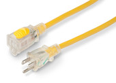 MARINCO 150025RV 25' 14/3 15A LOCKING EXTENSION CORD 125 Volt Extension Cord; Locking Ends; 15 Amp; 14/3 SJTOW Cable; 25 Foot Length; Yellow; Without Plug Head Handle