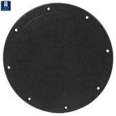 T-H MARINE SDP-1-DP 5 5/8' SCREW DOWN PLATE Screw Down; 5-5/8 Inch Outer Diameter; Matte Black; Polypropylene; Single