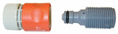 T-H MARINE QF-1K-DP OMC QUICK FLUSH KIT Used To Flush Away; For Out Board Motor; Earmuff Style With Round Cups; With Slide Valve/ Hose Quick Connector/ Washer; Fits Johnson/ Evinrude Motors