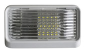 VALTERRA LLC DG52724VP LED PORCH LITE W/O SW CL 6 Inch Width x 3-1/2 Inch Height x 2 Inch Depth; Clear Lens; Surface Mount; Without Switch