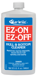 STAR BRITE 092832 EZ ON EZ OFF BOAT BOTTOM CLEANER 32 Use To Remove Deposit On Boat Bottom/ Scum Line/ Rust Stain; 32 Ounce Bottle; Single; With US Label