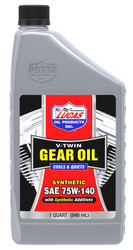 LUCAS OIL 10791 SYNTHETIC SAE 75W-140 V-T Single; 1 Quart Bottle; SAE 75W-140; Synthetic