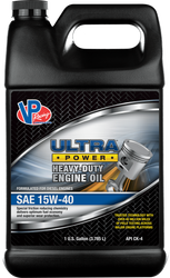 VP FUEL VP5915404 ULTRA POWER FE ENGINE OIL SAE 15W-4 SAE 15W-40; Synthetic Blend; 1 Quart Bottle; Single