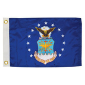 TAYLOR MADE 5622 12X18  AIR FORCE  FLAG United States Air Force Military Flag; 18 Inch Length x 12 Inch Height; Nylon; With Brass Grommets