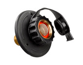 JR PRODUCTS 62285 CITY WATER FLANGE  BLACK  MPT Flange Type; 1/2 Inch Male Pipe Thread (MPT) x 3/4 Inch Hose Fitting; 1-1/2 Inch Diameter; 2-7/8 Inch Diameter x 1-5/8 Inch Valve Depth; Lead Free Brass Check Valve; Black; With Rubber Dust Cap