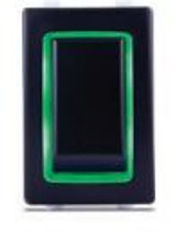 SIERRAMARINE RK40690G ROCKER SWITCH  HALO SPDT  DEPENDENT 12 Volt DC; 20 Amp; Rocker Switch; Rectangular; Green Illuminated; Black; Single Pole Double Throw (SPDT)
