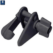 T-H MARINE GL-1-DP BLACK GATE LATCH For Use With 1 Inch/ 1-1/8/ 1-1/4 Square Tube Pontoon Boat Gate; Black; Nylon; Single