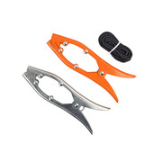 YAKGEAR 01-0083 BRUSH GRIPPER ORANGE Clamps On Tightly To Brush/ Limbs And Various Other Objects; Orange; Stainless Steel; With 8 Foot Rope