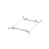 WEATHERGUARD 234-3-03 QUICK CLAMP RACK DOUBLE 70 Dual Clamp On Street and Curb Side; Multi-Fit; 70 Inch Width; Adjustable; Aluminum; Requires Ladder Rack Mounting Bracket Depending On Application Only If Listed