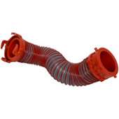 VALTERRA LLC D04-0402 VIPER COMPARTMENT HOSE 2' 2 Foot Length Compartment Hose; 26 Mil TPE Material; Gray With Red Fittings; With Hose and Fittings; With Retail Wrap Card