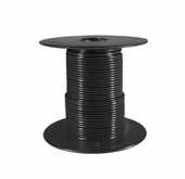 WIRTHCO 81121 GPT PRIMARY WIRE 22GA 100 Stranded Conductor; 22 Gauge; Black; 100 Feet Spool; Copper Conductor/ PVC Insulation
