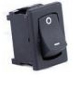 SIERRAMARINE RK40820 ROCKER SWITCH  COMPACT ROCKER SPST 12 Amp At 125 Volt AC/ 10 Amp At 250 Volt AC; Rocker Switch; Rectangular; Black; Single Pole Single Throw (SPST)