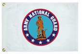 TAYLOR MADE 5627 12X18  NATIONAL GUARD  FLAG Army National Guard Military Flag; 18 Inch Length x 12 Inch Height; Nylon; With Brass Grommets