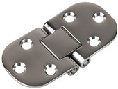 SEA DOG 201551-1 STAINLESS FLUSH 2-PIN HINGE - 2-Pin Hinge; 3 Inch Length x 1-1/2 Inch Width; 304 Stainless Steel; Flush Mount; Single