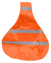 VALTERRA LLC A10-2008VP REFLECTIVE SAFETY VEST - LG Safety Vest; For Medium To Large Size Dogs; Day-Glow Orange; Mesh With Reflective Strip; Elastic Strap Closure