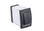 SIERRAMARINE RK40610B ROCKER SWITCH  HALO SPST  BLUE HALO 12 Volt DC; 20 Amp; Rocker Switch; Rectangular; Blue Illuminated; Black; Single Pole Single Throw (SPST)
