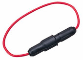 SEA DOG 420554-1 INLINE FUSE HOLDER WATERTIGHT AGC Watertight Inline Fuse; 12 Gauge Wire; 20 Ampere; Snap Tight Connection; With Fuse; PVC; Single