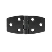 WHITECAP IND S-3034C BLACK NYLON BUTT HINGE 1 1/2' X 1 3 Butt Hinge; 1-1/2 Inch Length x 1-3/8 Inch Width; Black; Nylon; Single