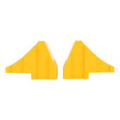 CAMCO 44401 LEVELING BLOCK WHEEL CHOC Yellow; For Use With Leveling Blocks; Package of 2