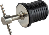 SEA DOG 520085-1 SS TEE HANDLE DRAIN PLUG 1' T-Handle Drain Plug; 1 Inch Diameter; Stainless Steel/ Nitrile Rubber