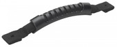WHITECAP IND S-7098P FLEXIBLE GRAB HANDLE W/MOLDED GRIP Black; Polypropylene; 9-3/8 Inch Mounting Hole Center; With Molded Grip