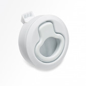 WHITECAP IND 3227WC WHITE NYLON NON-LOCKING SLAM LATCH Non Locking Latch; White; Nylon; Single