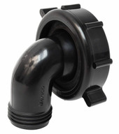 VALTERRA LLC T01-0021 SWIVEL DRAIN CONNECTOR 90 Degree Swivel Drain Connectors; Fits 1-1/2 Inch Drain With 3/4 Inch Hose Connection