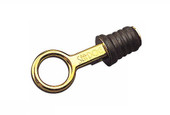 SEA DOG 520070-1 BRASS SNAP HANDLE DRAIN PLUG - Snap Handle Drain Plug; 1 Inch Size; Brass/ Nitrile Rubber; Without Retention Chain