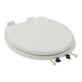 DOMETIC 385343829 SEAT & COVER WHITE For Dometic 506 VacuFlush/ 508 VacuFlush/ 510 Traveler/ 511 Traveler/ 510 Traveler Plus/ 511 Traveler Plus/ 510 Plus/ 548 VacuFlush Series Toilets; Elongated; Closed Front; White; With Cover