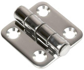 SEA DOG 201580-1 STAINLESS BUTT HINGE 1-3/8' X Butt Hinge; 1-3/8 Inch Length x 1-1/2 Inch Width; 304 Stainless Steel; Single