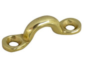 SEA DOG 081270-1 BRASS PAD EYE - 5/16' Pad Tie Down Mount; Brass; 5/16 x 3/8 Inch Eye Size; Single