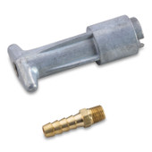 SIERRAMARINE 18-8069 FUEL CONNECTOR Quick Connector; 5/16 Inch; Hose Barb; Straight; Gold; Brass; Single; Fits Mercury Marine Outboard Engines