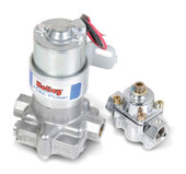 HOLLEY 12-802-1 12-802-1 MAX PRESSURE PMP 110 GPH Free Flow and 95 GPH at 7 PSI; 14 PSI Maximum Pressure; With Regulator; 3/8 Inch NPT Inlet/Outlet; 12 Volts; Rotor/Vane