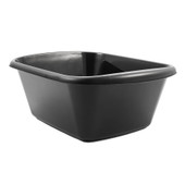 CAMCO 43515 DISH PAN  BLACK Holds 9 Quarts; Fits 10-1/2 Inch Width x 12-3/4 Inch Length and Larger Sinks; Black; Plastic CAMCO 43515 DISH PAN  BLACK Holds 9 Quarts; Fits 10-1/2 Inch Width x 12-3/4 Inch Length and Larger Sinks; Black; Plastic