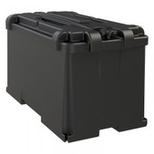 NOCO HM408 6 VOLT DUAL END TO END BO Fits 4D Group Batteries; Black; Polyethylene Plastic; Full Flow Ventilation; With Captive Lid; Large Cable Entry Holes; Impact Resistant To -40 Degree Fahrenheit
