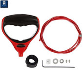T-H MARINE GFH-1R-DP RED G-FORCE HANDLE For Use With Trolling Motors; Red; Nylon With Stainless Steel Cable; Single; With Hook-N-Loop Strap