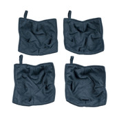 LIPPERT COMP 2022107823 LIPPERT FABRIC BOWL PROTECTOR - 4 P Pot Holder/ Bowl Cozy/ Trivet; Withstands Temperature Up To 400 Degree Fahrenheit; 8 Inch Legth x 8 Inch Width; Navy; Polyester; Microwave Safe/ Machine Washable/ Dryer Safe