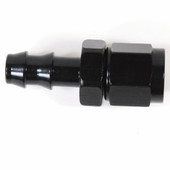 SPEEDFX 520400BK -4AN ST BLK PUSH-ON HOSE END Full Swivel; -4AN Hose; Straight; Anodized; Black; Aluminum; Single