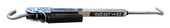 TORKLIFT S9520 FASTGUN - GRAY - 45 Use With Bed Mounted Tie Down; Spring Loaded Hook and Hook Style; 14-1/2 Inch to 21-1/2 Inch Reach; With Quick Disconnect Handle; Lockable; Lock Sold Separate; Grey; Stainless Steel; Set of 2