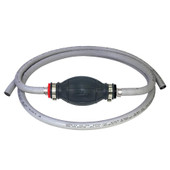 T-H MARINE BE-FU-53076-DP GEN III FUEL LINE ASSEMBLIES UNIVER Universal; Kink Free Hose; 7 Foot Length; 3/8 Inch Inside Diameter; EPA Approved; With Universal Primer Bulb And Stainless Steel Clamps