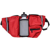VALTERRA LLC A10-2016VP WALKER WAISTPACK W/LEASH For Dog Walking; 5 Zipper Closure Compartments; Reflective Strip; Waterproof; With 4 Foot Leash/ Bottle Holder/ 16 Ounce Water Bottle