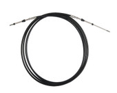 SEASTAR CCX63327 CONTROL CABLE ASSY.  3300 XTREME  2 For Foot Throttle Applications On Performance/ Bass Boats; 27 Foot Length; Black; Stainless Steel; Threaded; With Stainless Steel Terminals And Conduit Fittings