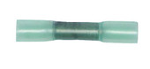 WIRTHCO 80428 16-14 HEATSHRINK BUTT CON Heat Shrink Butt Connector; 16-14 Gauge Wire; Set Of 100; Blue