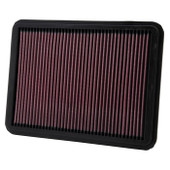K&N FILTER 33-2144 PANEL FLTR SEE APPL.GUIDE Washable; Red; Cotton Gauze; Panel; 12-1/16 Inch Length x 9-3/16 Inch Width x 7/8 Inch Height