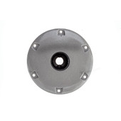 ATTWOOD MARI 238322-1 SOCKET BASE D-SHAPE For Use With 2-3/8 Inch Diameter Post; D-Shape; Anodized; Aluminum; ABYC Code - AO; Bulk Packaging