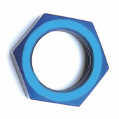 SPEEDFX 560831 -8AN BULKHEAD NUT Bulkhead Nut; -8AN; Anodized; Blue; Aluminum; Set Of 2